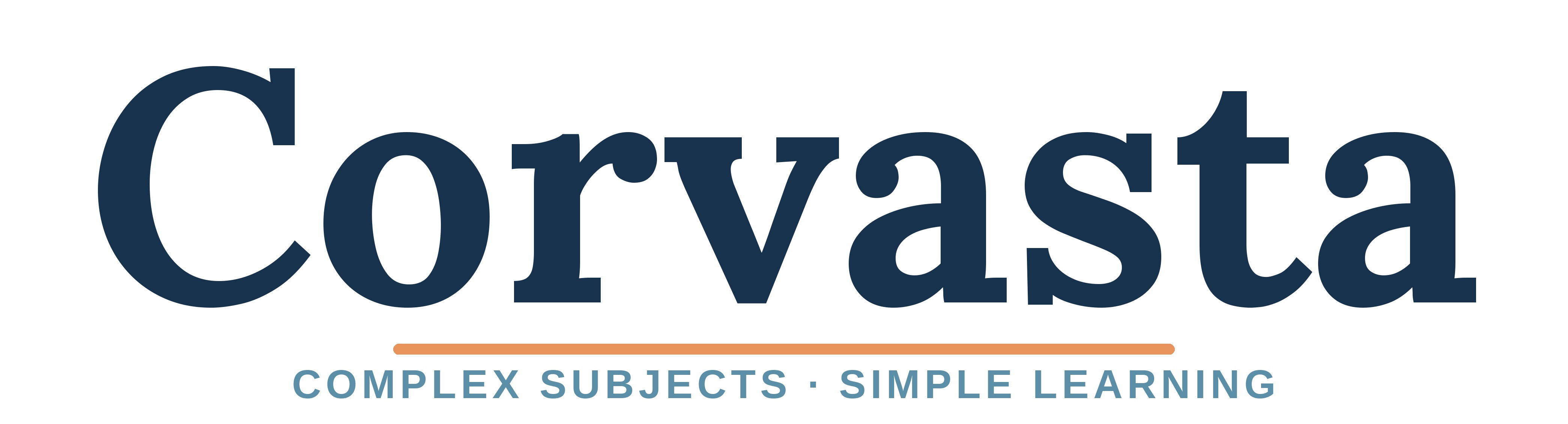 Corvasta — Complex Subjects · Simple Learning